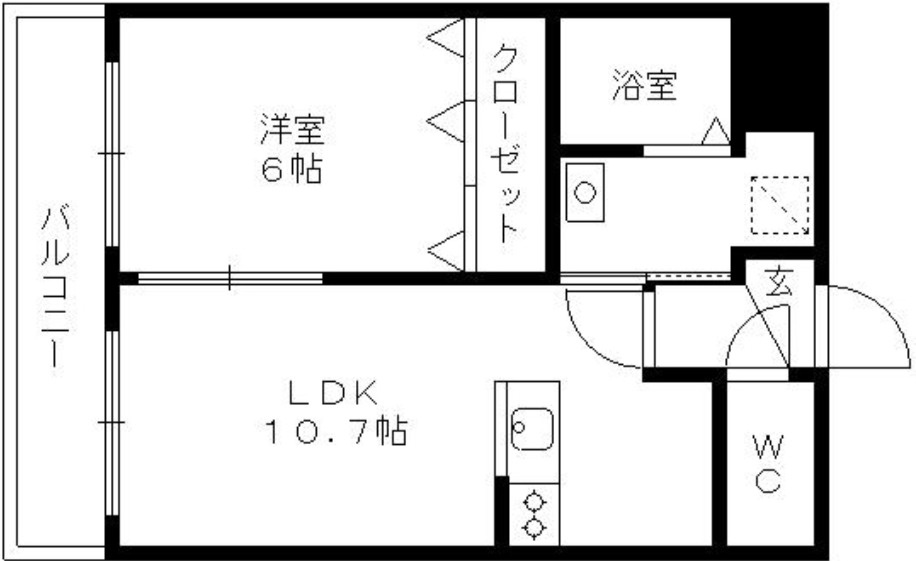 メルローズアソウの間取り|間取り図です