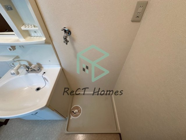 キャメロット飾磨B棟の洗面所