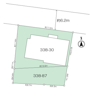 池子2丁目相模湾を遠望できる建築条件無し売地の画像