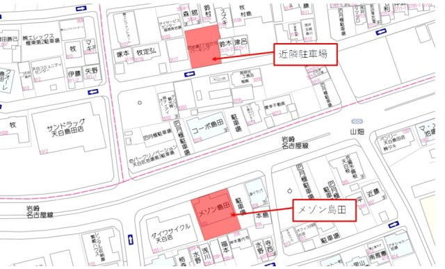 メゾン島田の地図