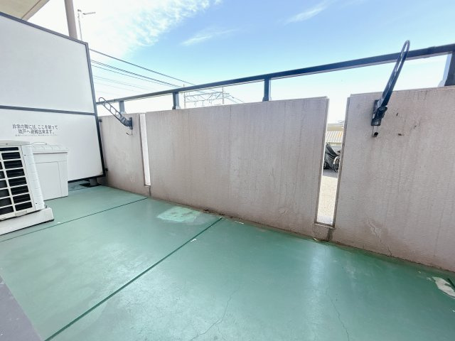 ひまわりやなべのバルコニー