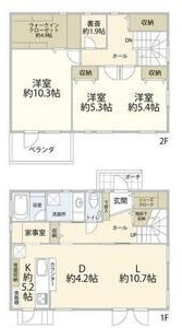 瀬戸市（みずの坂３）の間取り