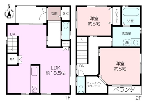 富士見町3丁目築浅リフォーム戸建の画像