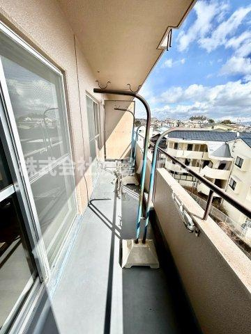 ハイツ阪本のバルコニー