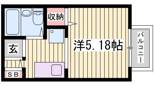 インタービレッジ八代の間取り