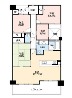 【間取り】 | 藤和ライブタウン茨木南春日丘2番館モミノキ