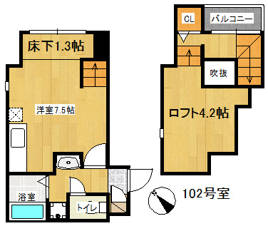 【間取り】 | 仲介手数料半額！HPには初期費用掲載！「プライスホーム」で検索！MAISONETIC DAVA博多