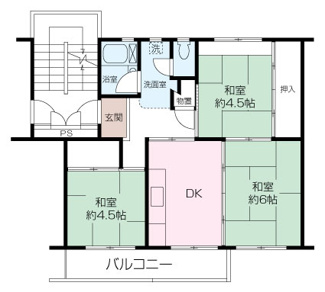 ３ＤＫ　４８．９９㎡