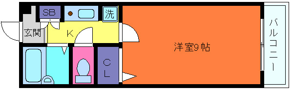 ハイツ細田の間取り