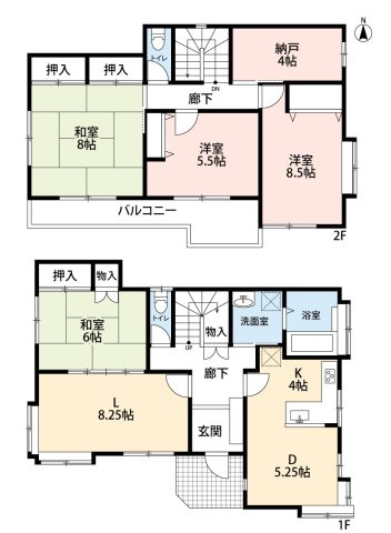 【間取り】の画像