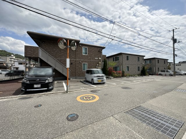サンハイムA棟の駐車場