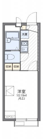 レオパレス翼Ⅴの間取り