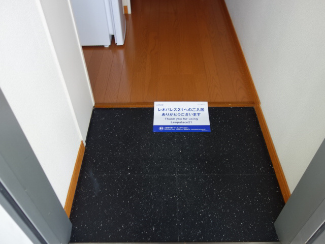レオパレスリスペクトの玄関
