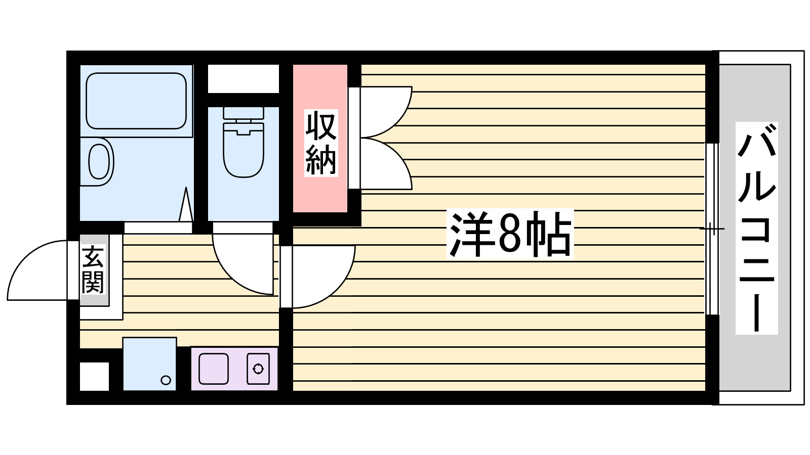 レオパレスボンヌ・シャンスの間取り
