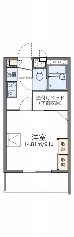 レオパレスアルナージの間取り