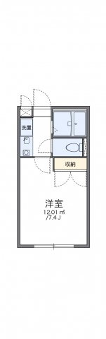 神戸市西区北別府２丁目の賃貸マンションの間取り