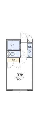 レオパレス永井Ⅱの間取り