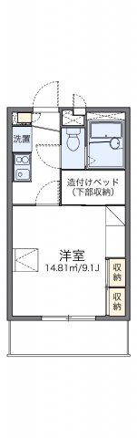 レオパレスアルナージの間取り