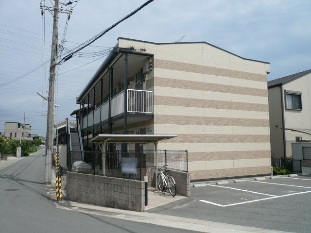 加古郡播磨町宮西２丁目のアパートの外観