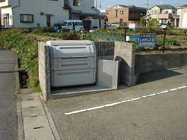 加古郡稲美町国岡３丁目のアパートのその他|ゴミステーション