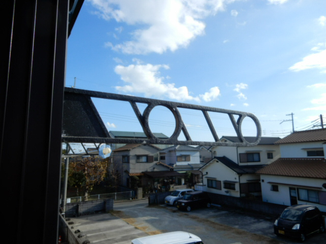 レオパレスシーサイド江井島のバルコニー