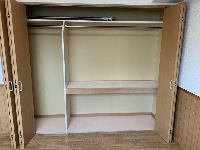 釧路市昭和中央３丁目のアパートの収納