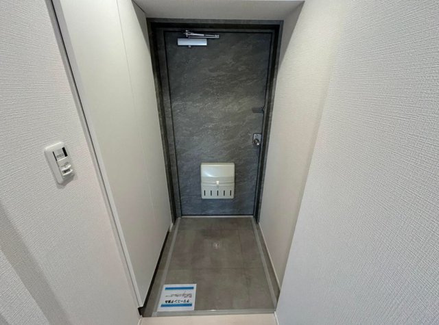 メイツ柏B棟の玄関