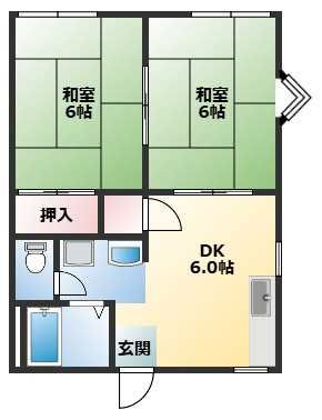 神戸市西区王塚台２丁目のハイツ