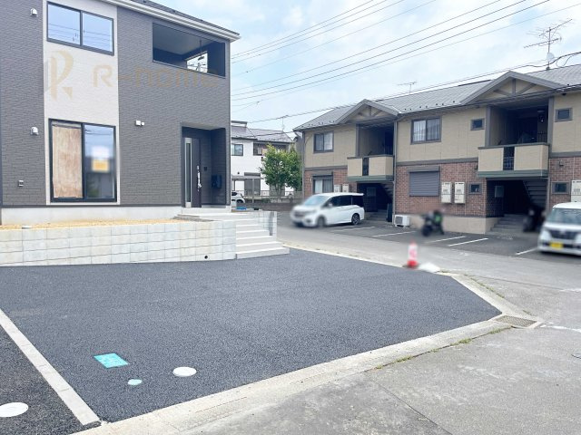 かすみがうら市下稲吉第14-II期　新築戸建て　7号棟の駐車場|カースペースは2台お停めいただけます♪