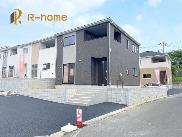 かすみがうら市下稲吉第14-II期　新築戸建て　7号棟の外観|ご予約を頂ければ、『平日』はもちろん『早朝』や『夜間』もご見学可能です♪お気軽にお申し付けください♪