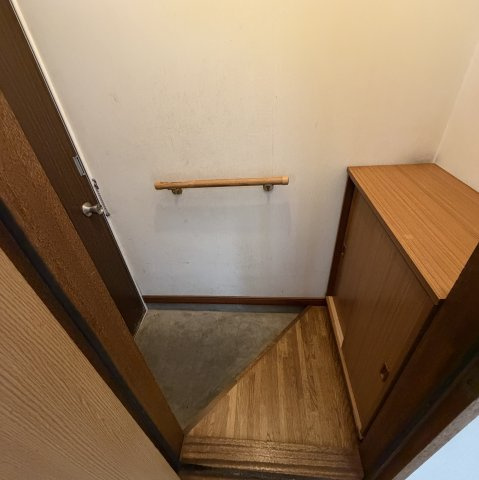 シャルマン幌別Ｃの玄関