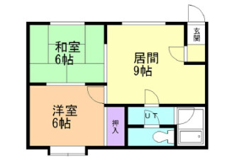 シャルマン幌別Ｃの間取り