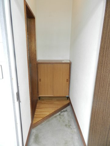 シャルマン幌別Ｃの玄関