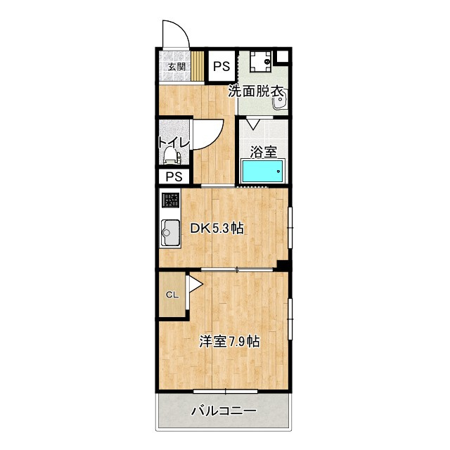 フレンテ・カルポートの間取り