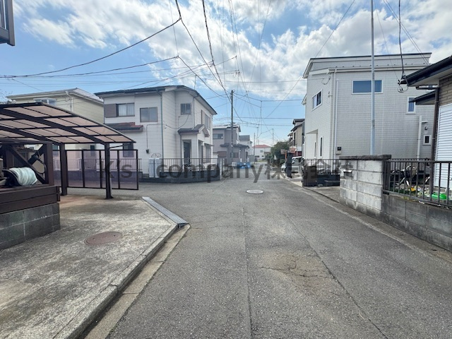 高座郡寒川町小谷3丁目　建築条件無し　売地の周辺|前面道路の様子です◇