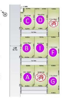 新築戸建て 川越市稲荷町　の外観|全９区画！