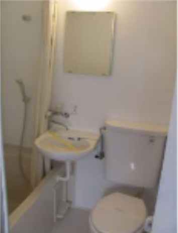 川島ハイツの浴室|きれいなお風呂です