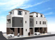 北区志茂5丁目　新築戸建　1号棟 6880万円の画像