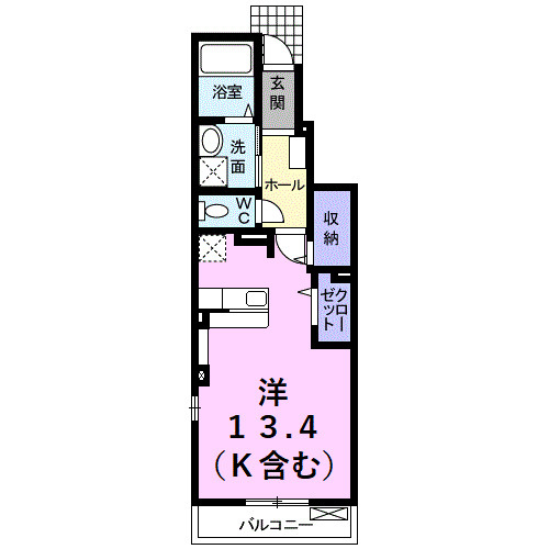 サンミリューの間取り