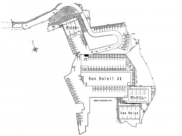 サンミリューの区画図
