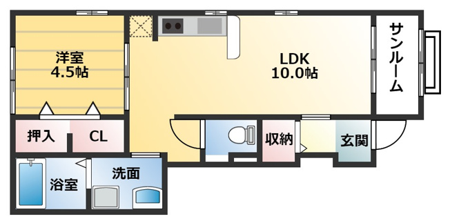 【間取り】 | グリーンヴィラⅢ