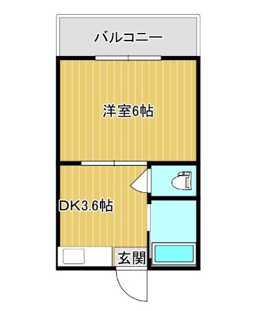 【間取り】 | スプリングハイツ別府