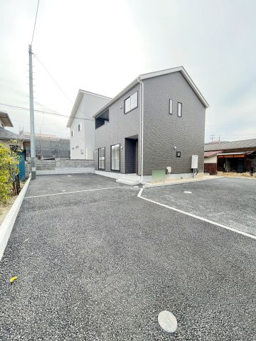 新築戸建・建売　福島市野田町第14　CRADLE GARDEN　全2棟の前面道路含む現地写真