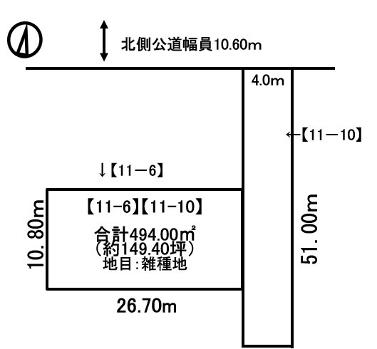 売土地　音更町木野大通東19の土地図