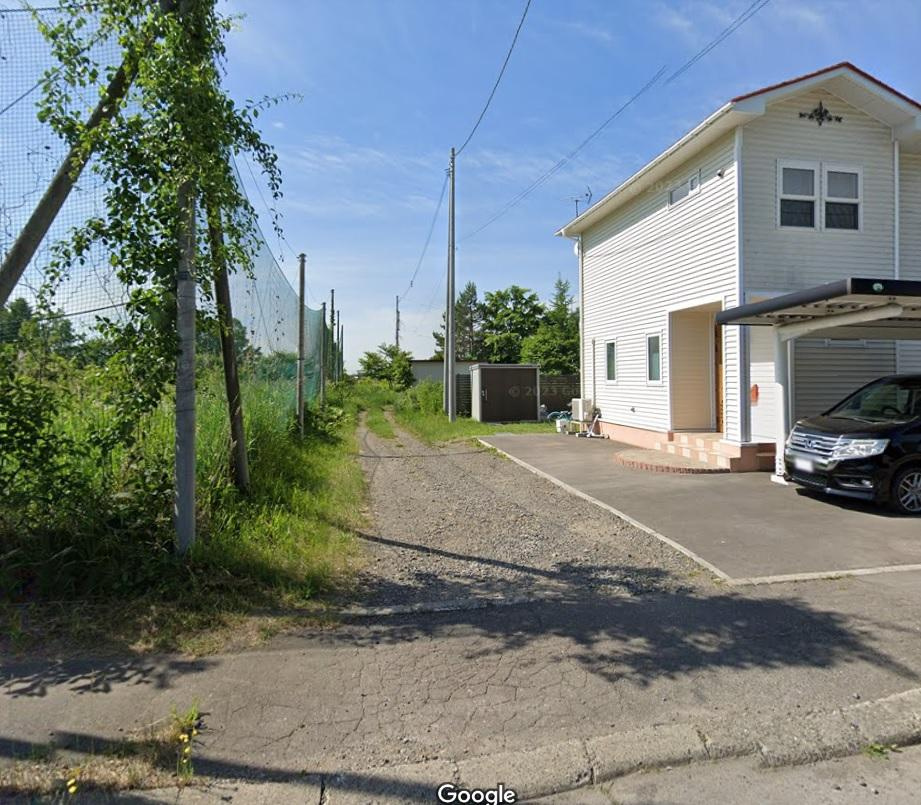 売土地　音更町木野大通東19の前面道路含む現地写真