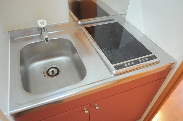 レオパレスＮｏｒｔｈ六甲の展望|電熱タイプのコンロが２口