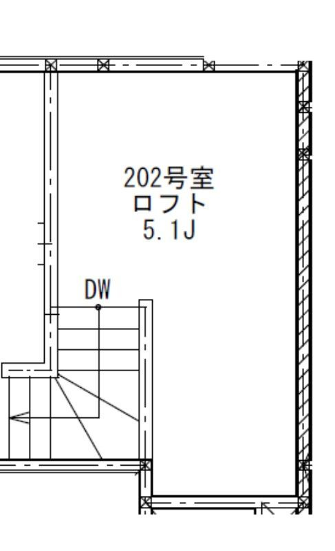 熊本市北区楡木４丁目のアパートの間取り
