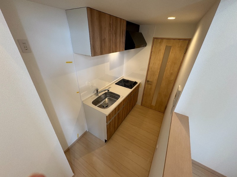 熊本市北区楡木４丁目のアパートのキッチン
