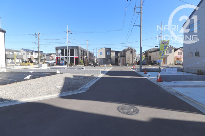 【前面道路含む現地写真】 | 東大和市芋窪4丁目　売地　全12区画　2号区 | 東大和市立第五中学校区域