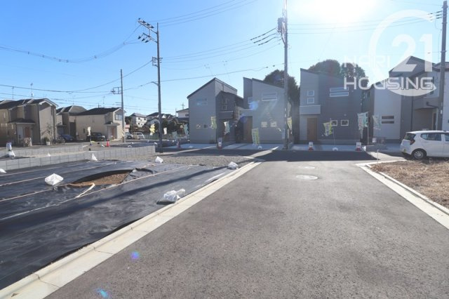 【前面道路含む現地写真】 | 東大和市芋窪4丁目　売地　全12区画　2号区 | 東大和市立第七小学校区域